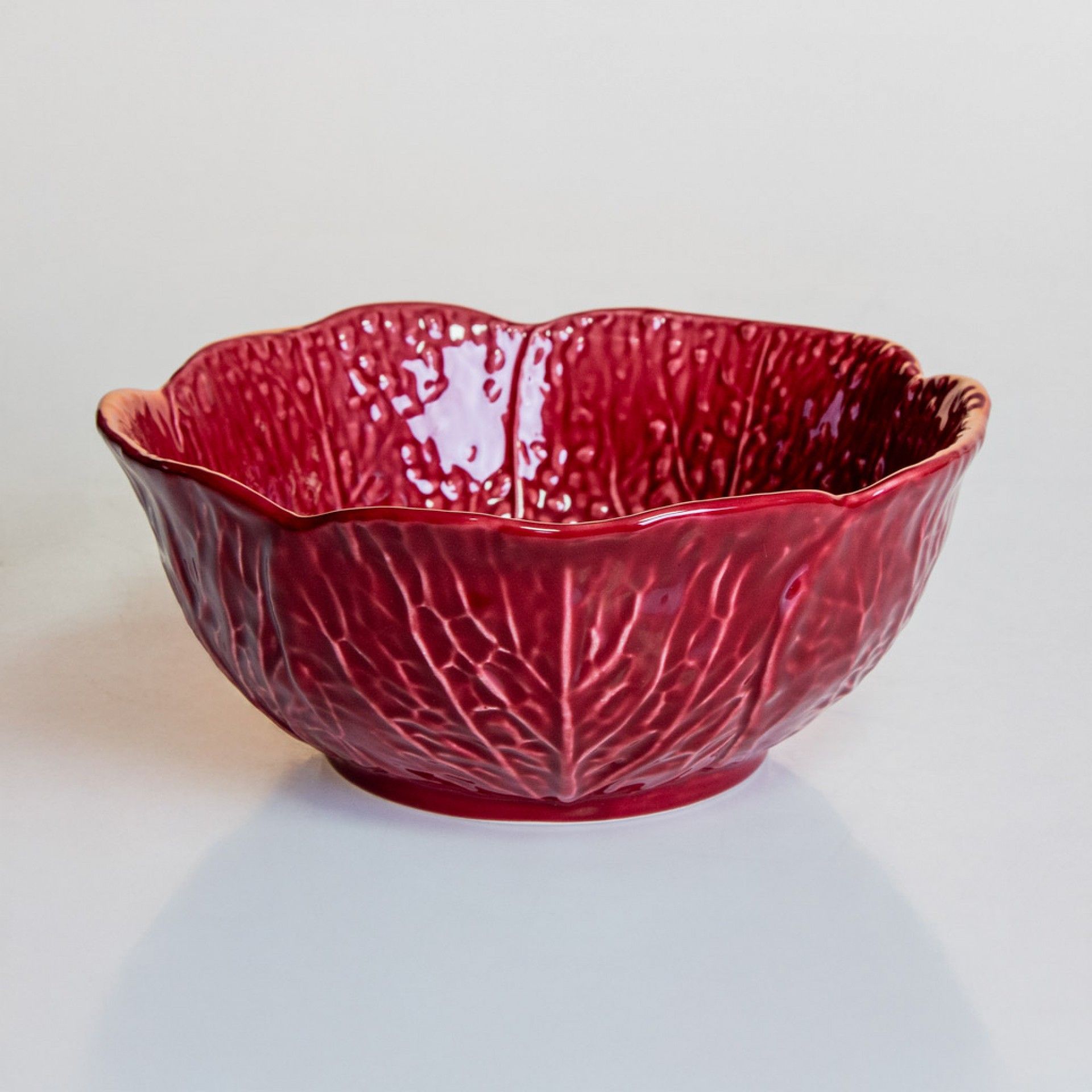 Saladeira Couve Cerâmica 23cm