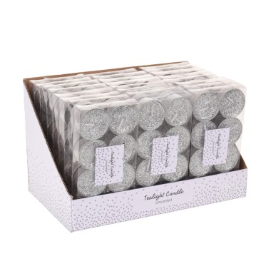 Velas Prateadas Pack 8