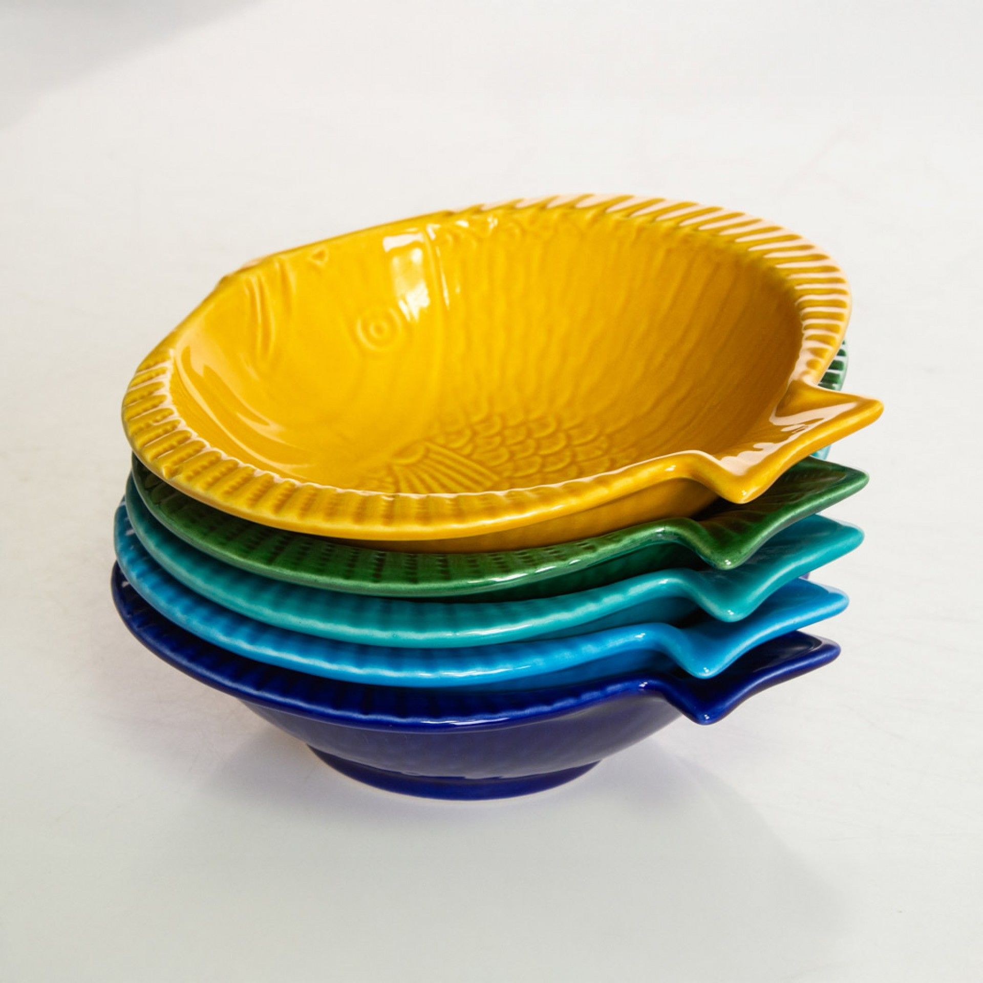 Taça Peixe Cerâmica 16.5cm