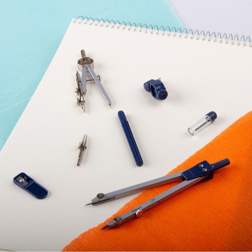 Compasso 7 Peças Compasso 7 Peças