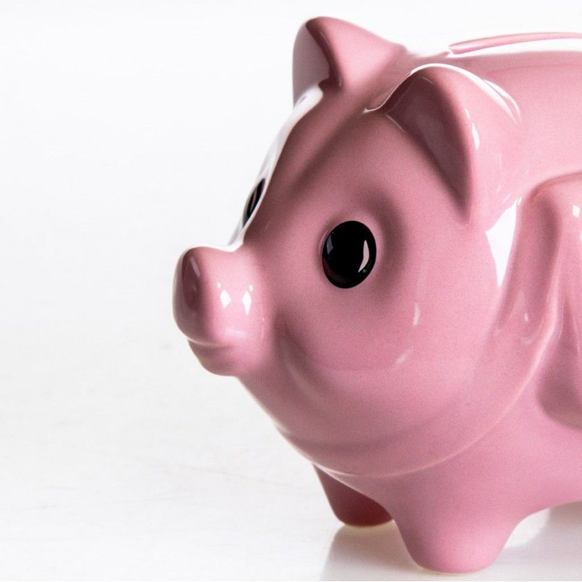 Porco Mealheiro Vidrado 13X10cm