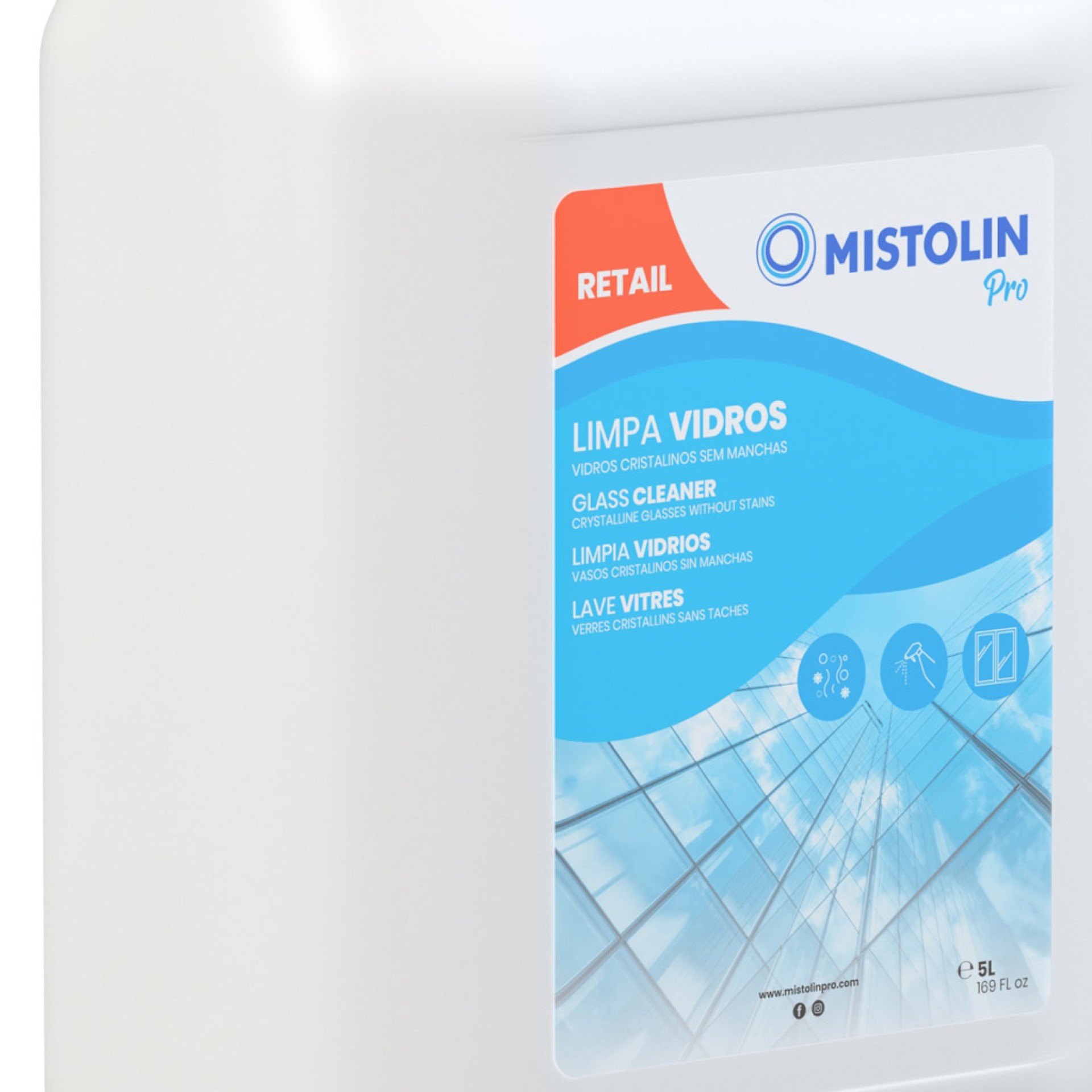 Limpa Vidros Mistolin Pro 5000ml
