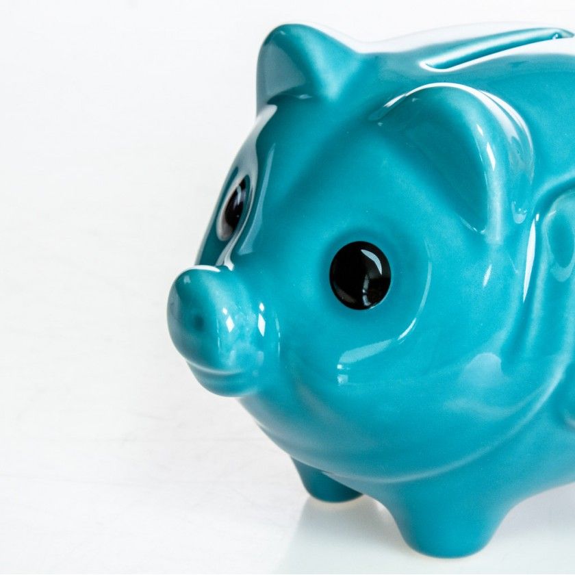 Porco Mealheiro Vidrado 13X10cm