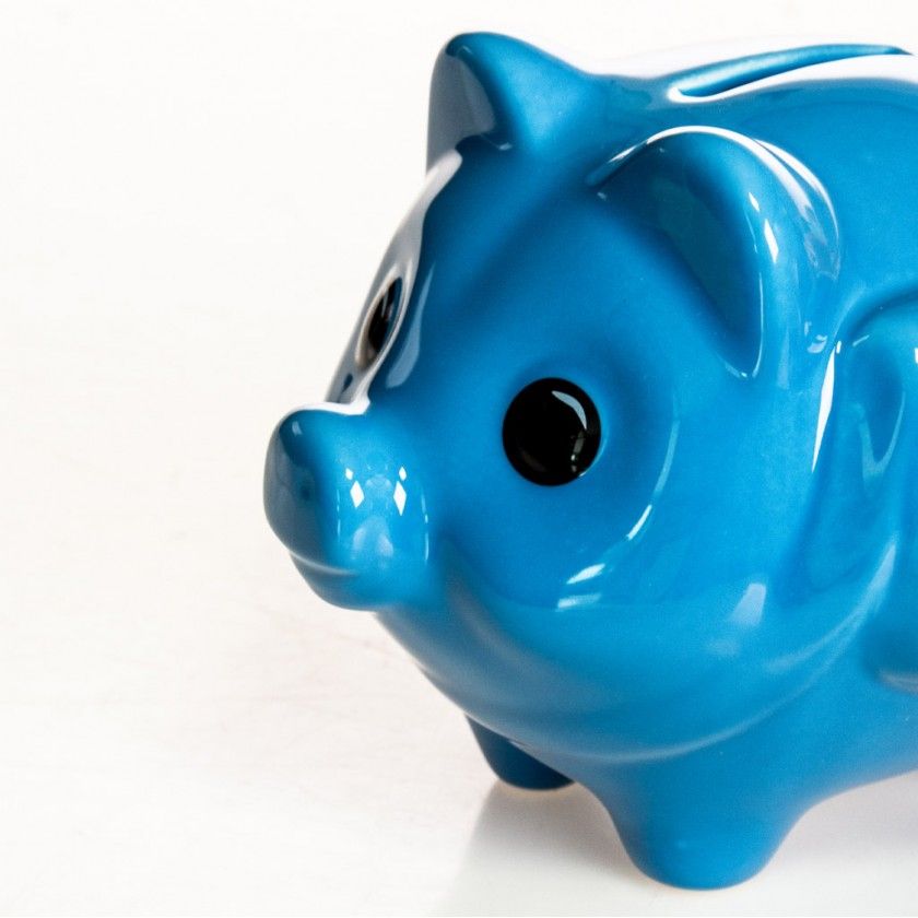 Porco Mealheiro Vidrado 13X10cm