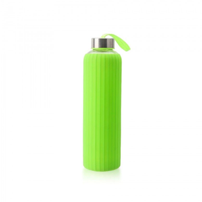Garrafa gua Vidro / Silicone
