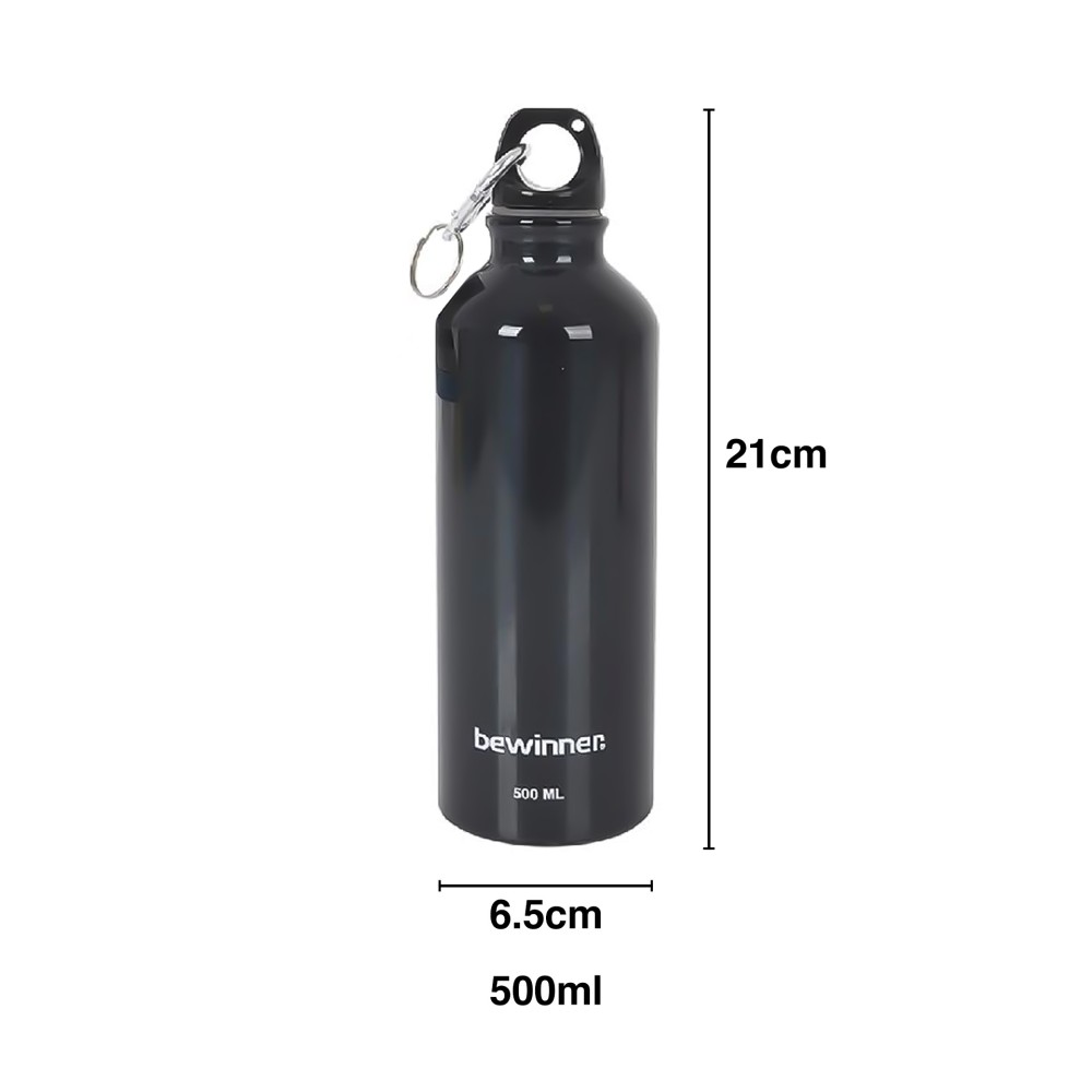 Garrafa Água Alumínio Bewinner Redondo 500ml 6.5X21cm