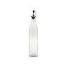 Galheteiro Vidro Tampa Inox Anna Liso 500ml 5.5X5.5X30cm