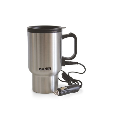 Caneca Viagem Inox com Carregador Carro 400ml 17cm - Image product