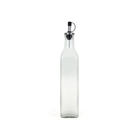 Galheteiro Vidro Tampa Inox Anna Liso 500ml 5.5X5.5X30cm - Image product