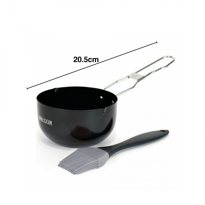 Ta�a Pl�stica com Pincel Barbecue 20.5cm