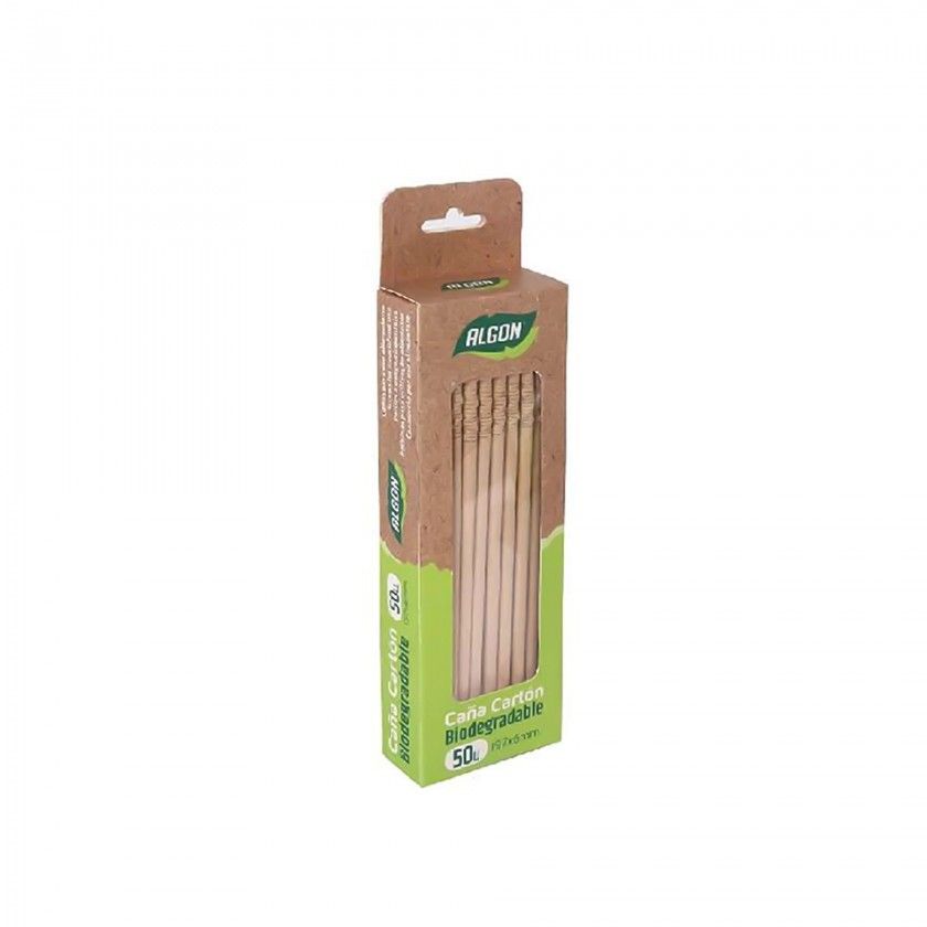 Palhinha Carto Biodegradvel Kraft 0.6X19.7cm Pack 50