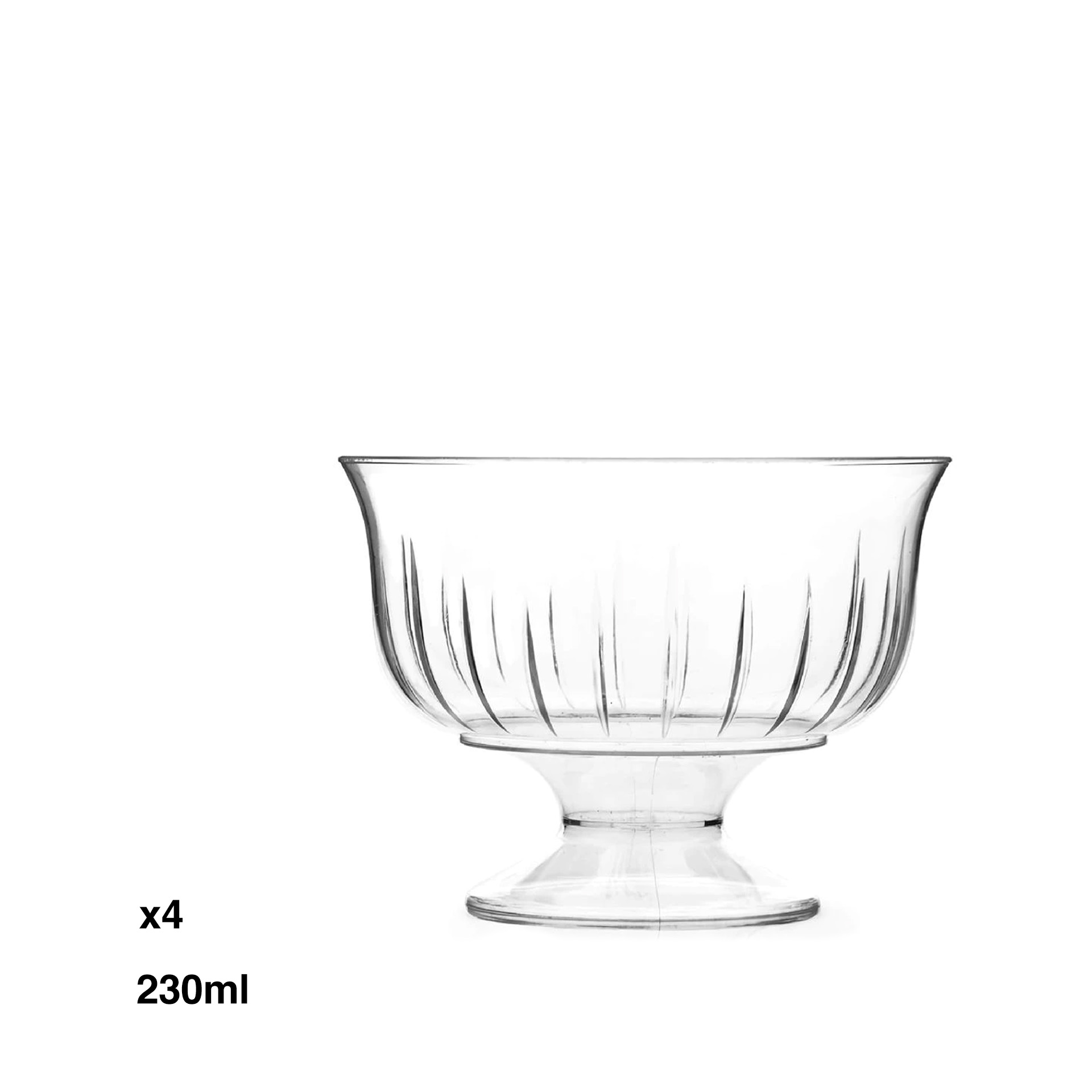 Taça Degustação Reutilizável 230ml Pack 4