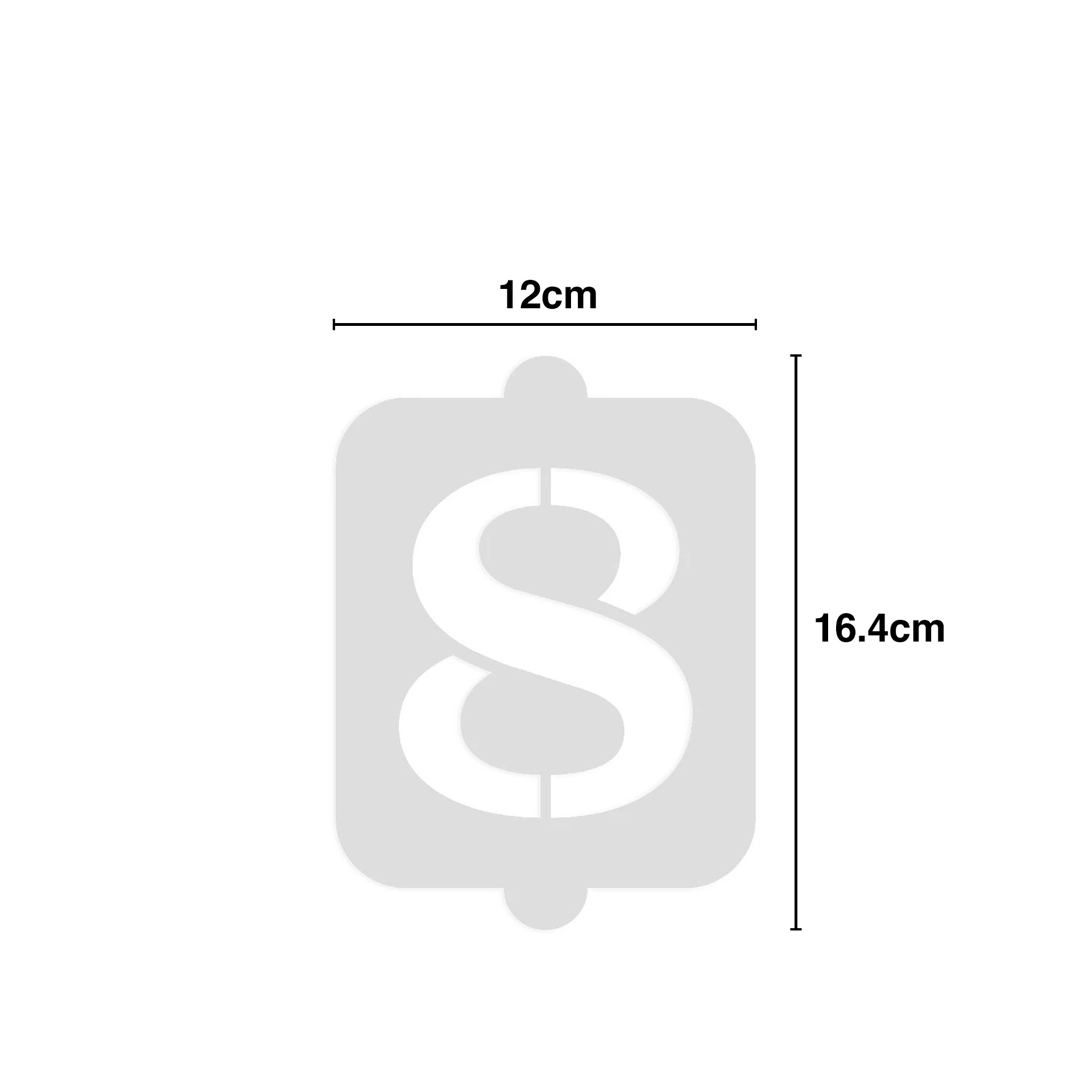 Molde Número para Bolo N.8 12X16.4cm