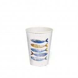 Copo Carto Peixe Redondo 330ml Pack 8