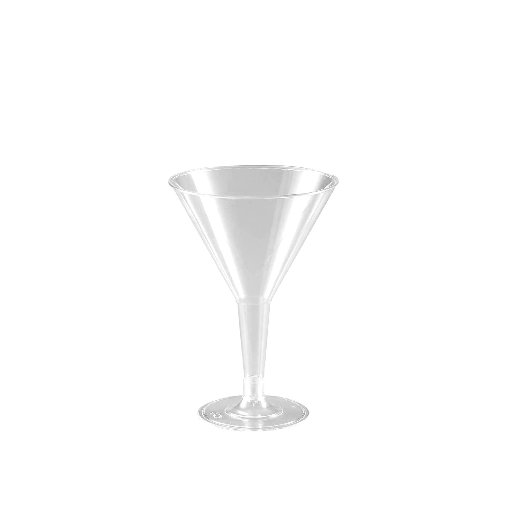 Copo Cocktail Plástico Reutilizável 215ml Pack 4
