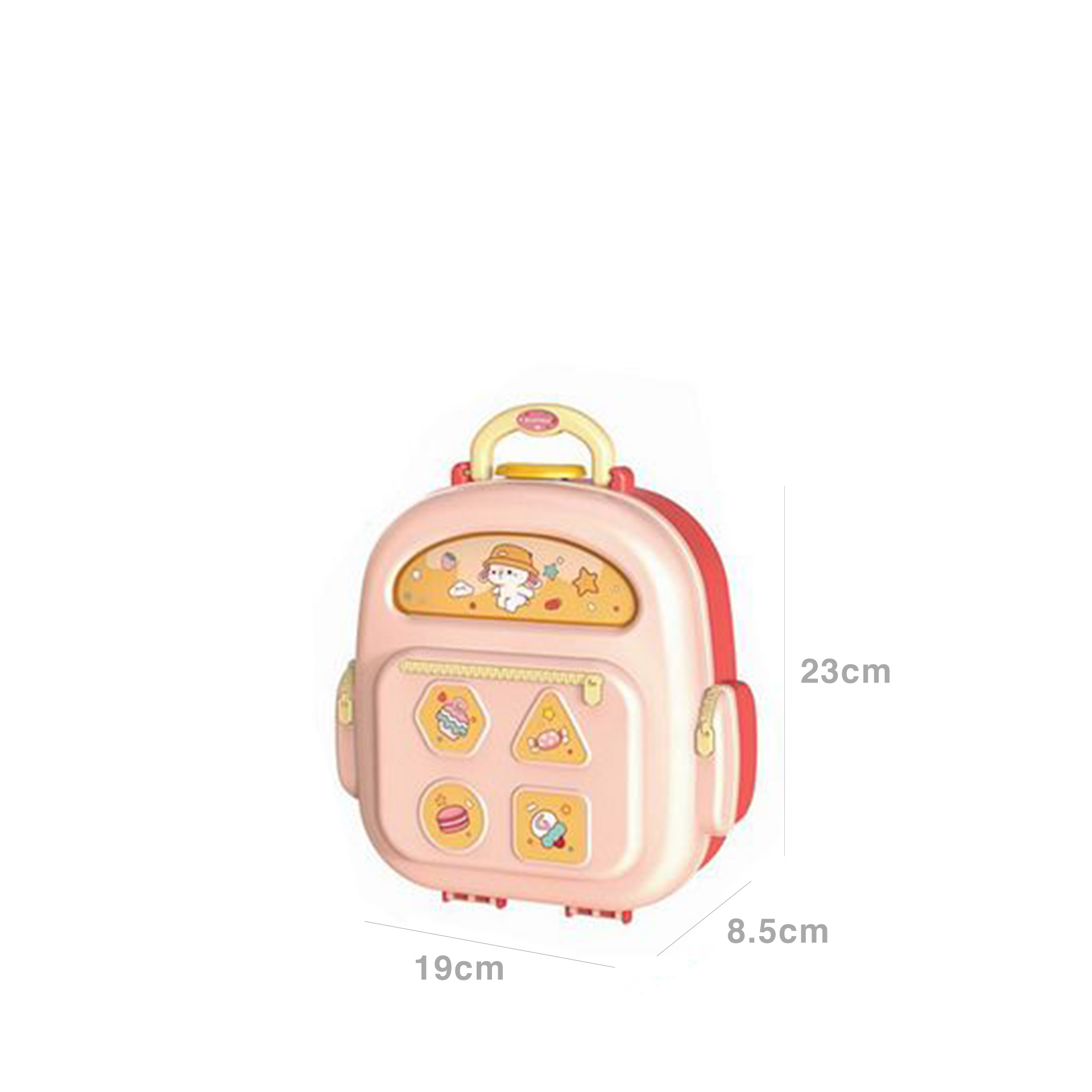 Mochila com Rodas Plasticina 19X8.5X23cm