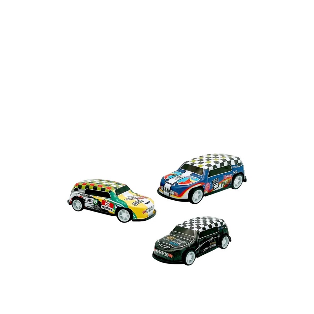 Carro Metal 6.8cm Pack 4