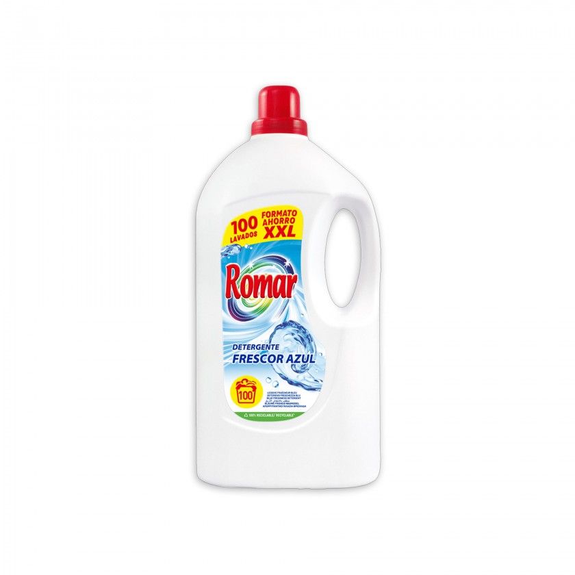 Detergente Lquido Romar Xxl Frescor Azul 5000ml