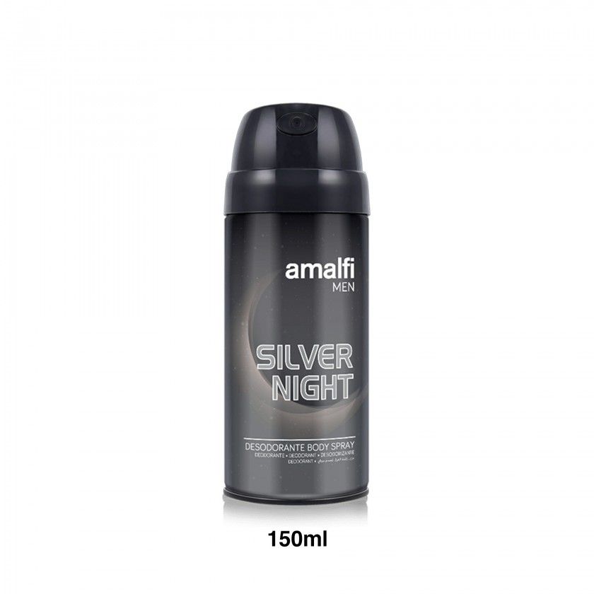 Desodorizante Spray Amalfi Silver Night 210cc 150ml Desodorizante Spray Amalfi Silver Night 210cc 150ml