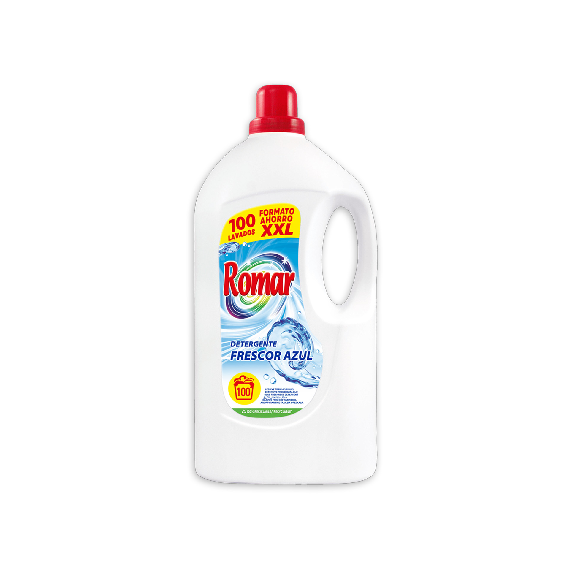 Detergente Líquido Romar Xxl Frescor Azul 5000ml