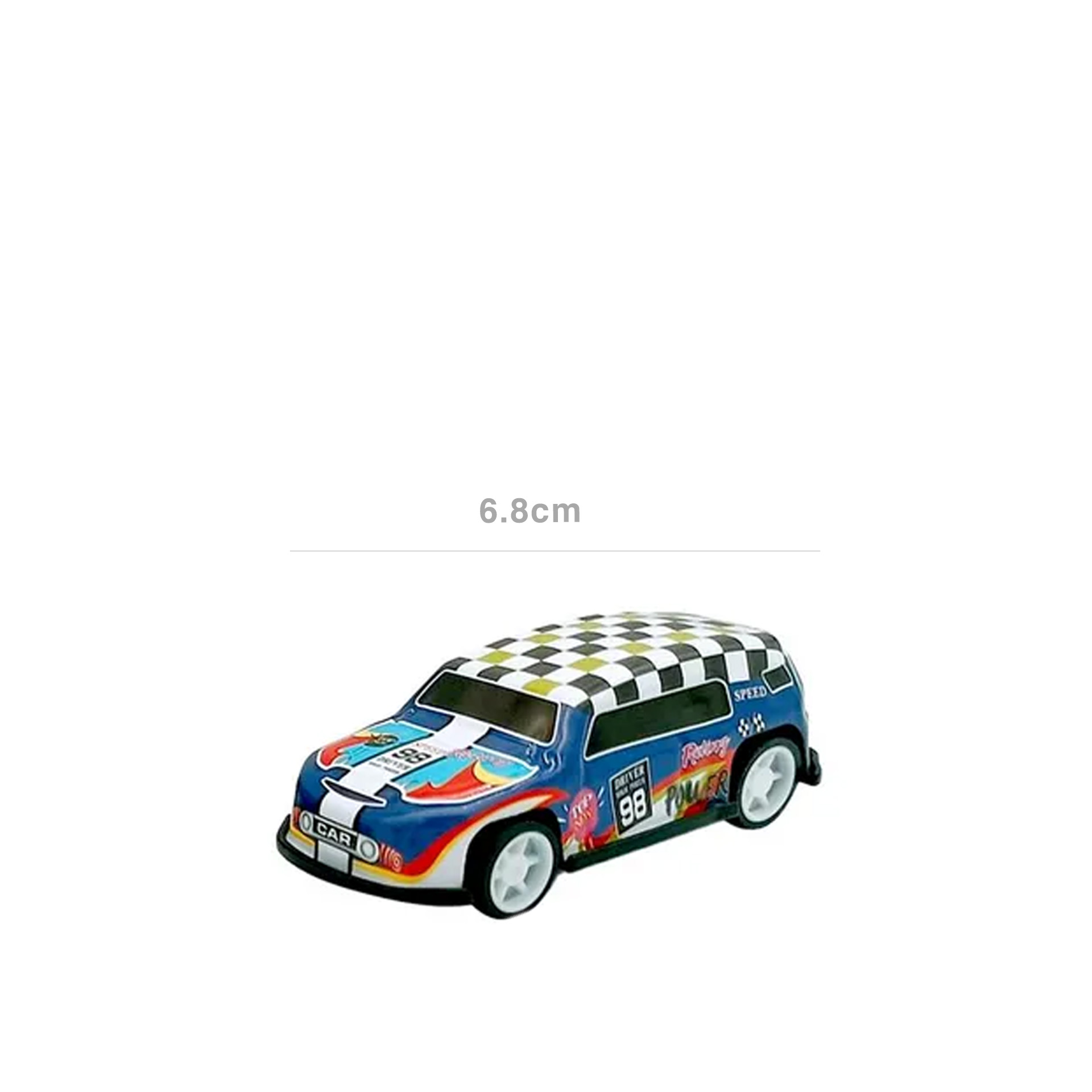 Carro Metal 6.8cm Pack 4