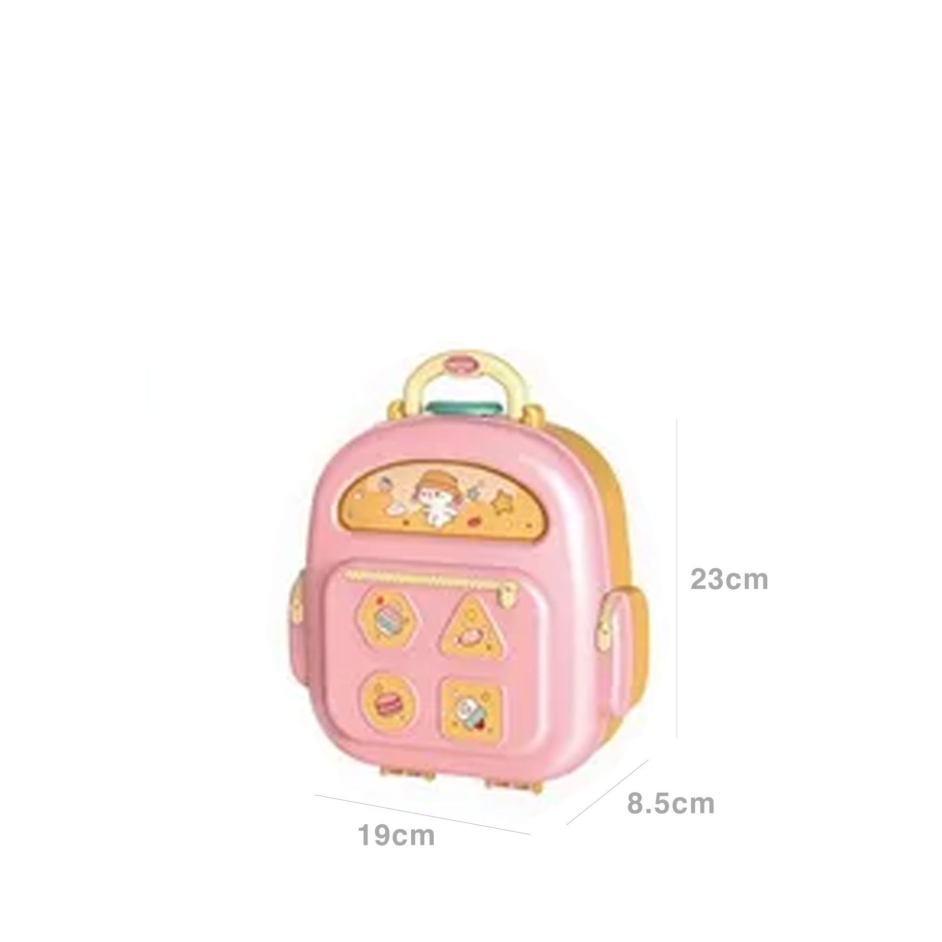 Mochila com Rodas Beleza 19X8.5X23cm