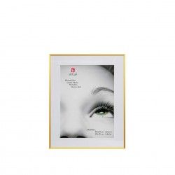Porta Fotos Alum�nio Retangular Dourado