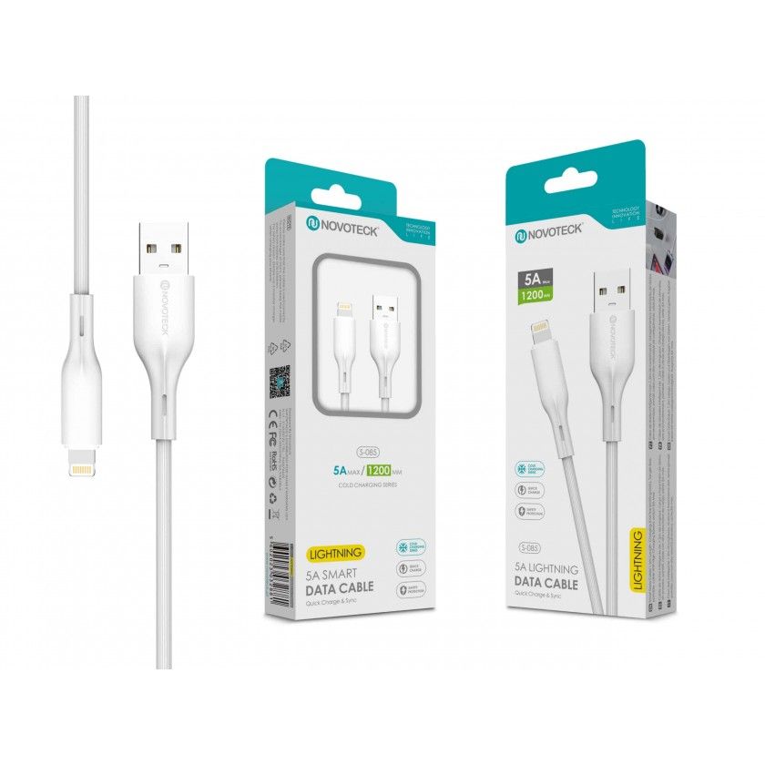 Cabo Dados Usb 3.1 para Lightning Branco 1.20M 5A