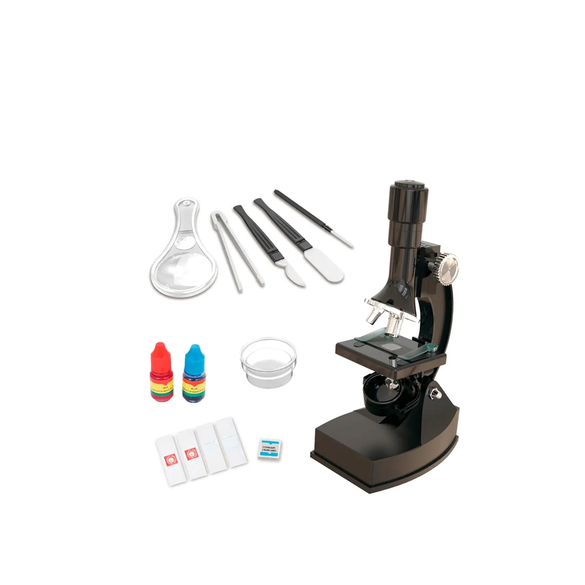 Microscópio com Acessórios 24cm