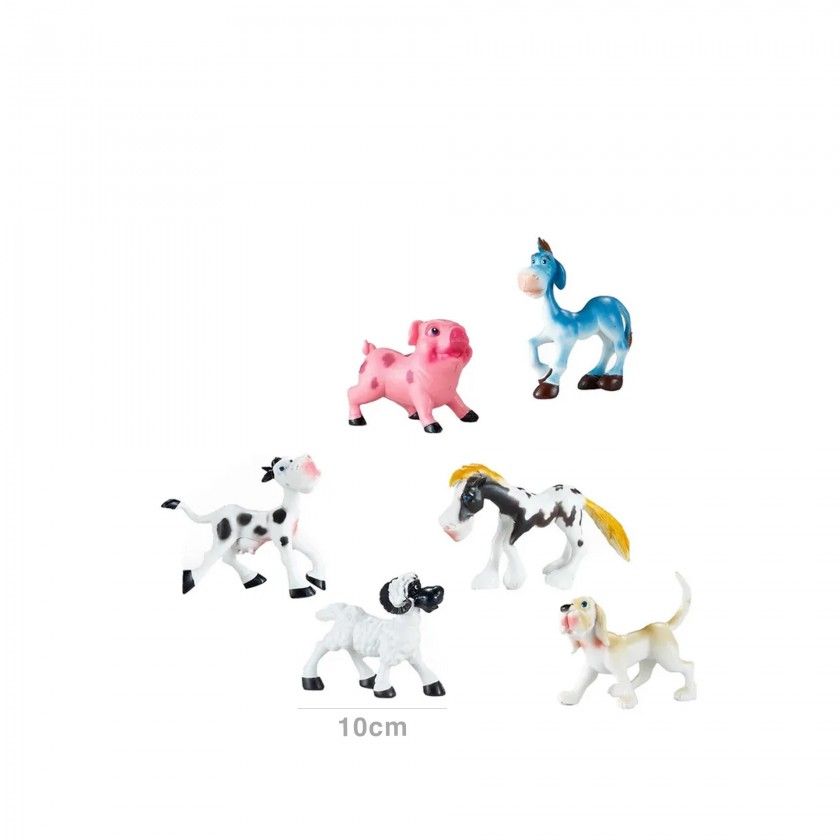 Animais Quinta 10X2.5X7cm Pack 6 Animais Quinta 10X2.5X7cm Pack 6