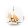 Puzzle 3D Cartão Barco Puzzle 3D Cartão Barco
