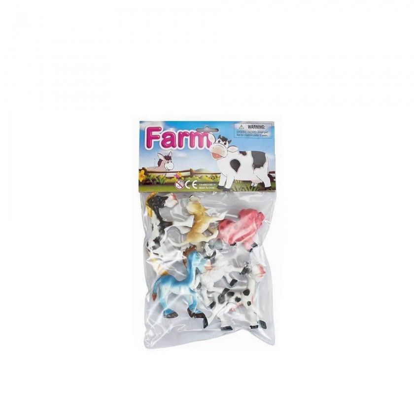 Animais Quinta 10X2.5X7cm Pack 6 Animais Quinta 10X2.5X7cm Pack 6