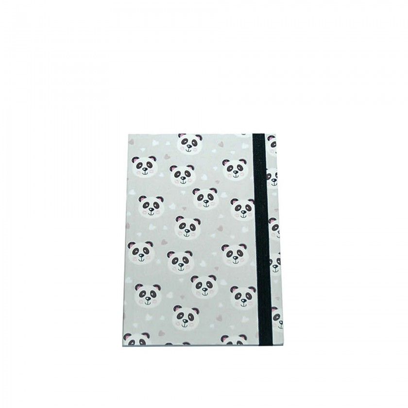 Caderno Ursinho Panda 70 Folhas A6 10.5X14cm