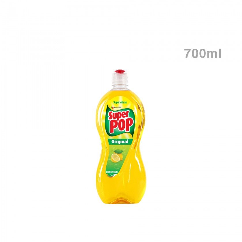 Detergente Loiça Manual Super Pop Limão 700ml Detergente Loiça Manual Super Pop Limão 700ml