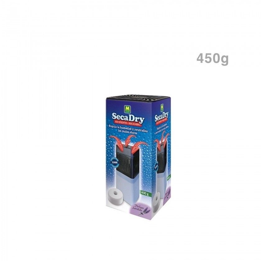 Desumidificador Secadry Torre + Recarga Lavanda 400gr Desumidificador Secadry Torre + Recarga Lavanda 400gr