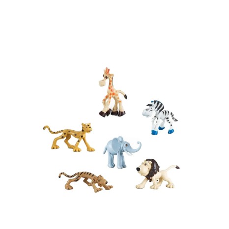 Animais Selva 10X4.5X6cm Pack 6 - Image product