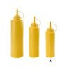 Frasco Molho Plástico com Tampa Amarelo Frasco Molho Plástico com Tampa Amarelo