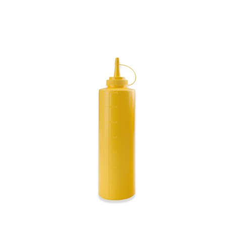 Frasco Molho Plástico com Tampa Amarelo - Image product