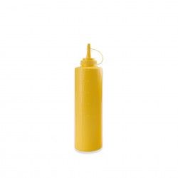 Frasco Molho Plstico com Tampa Amarelo