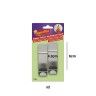 Cabide Adesivo Inox para Porta 2.5X4.3X6cm Pack 2