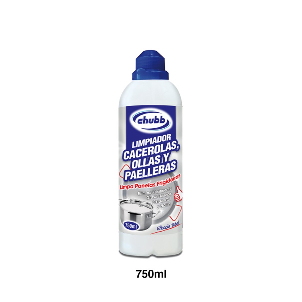 Detergente Creme Limpa Caçarolas / Panelas Creme Chubb 750ml