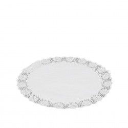 Naperon Papel Redondo Branco 38cm Pack 5