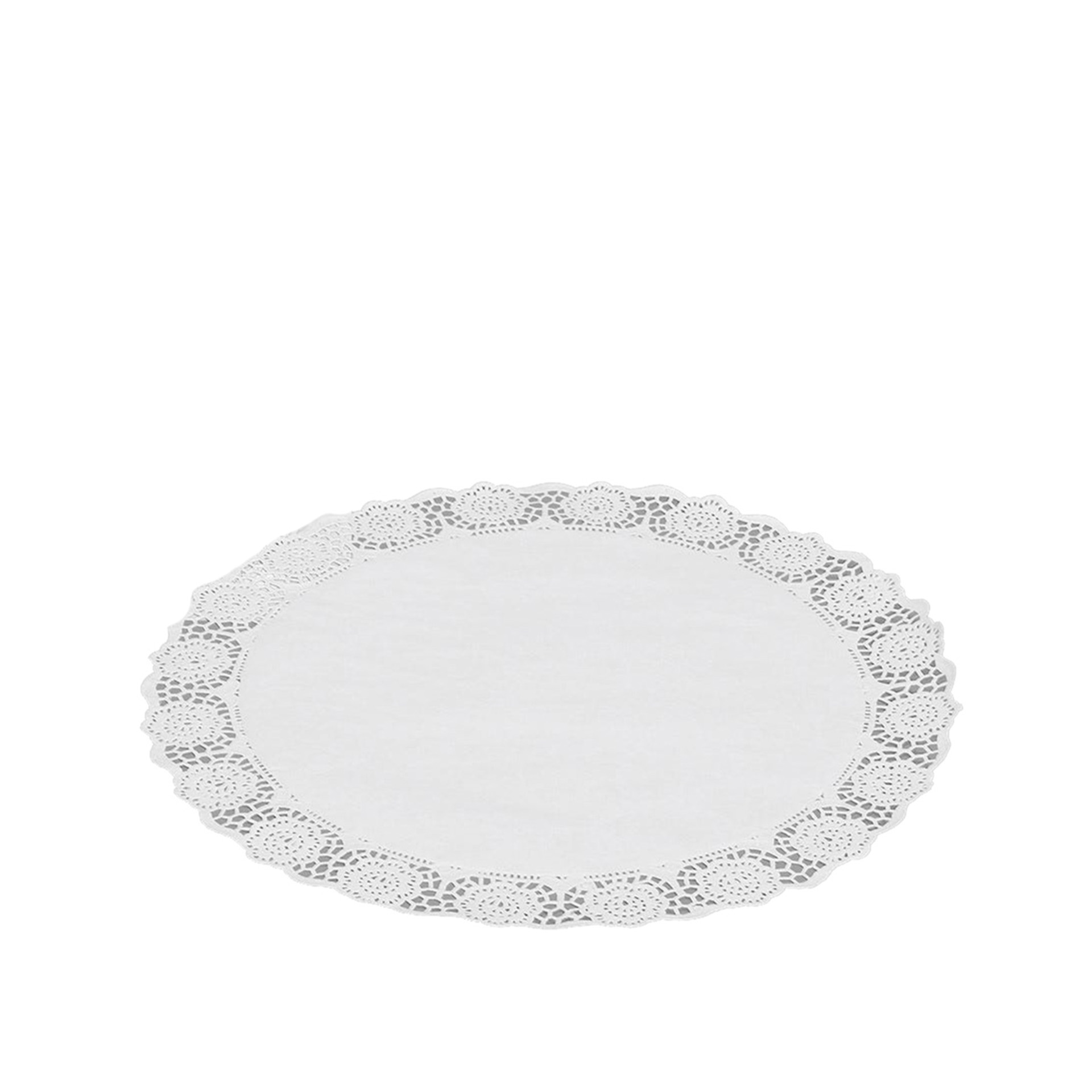 Naperon Papel Redondo Branco 38cm Pack 5