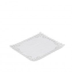 Naperon Papel Retangular Branco 34X41cm Pack 5