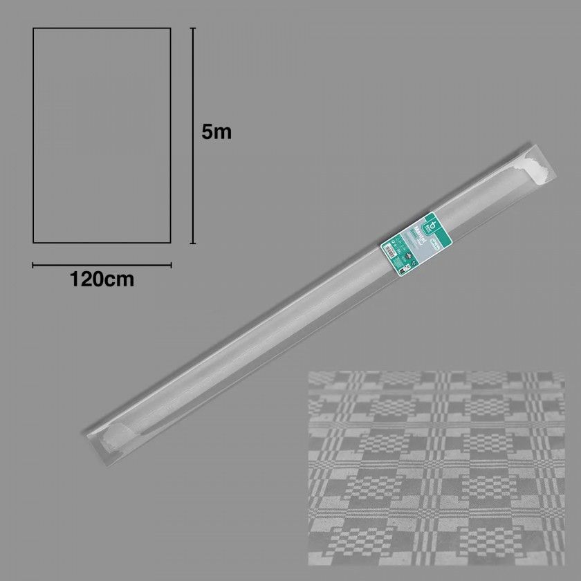 Toalha Mesa Papel Plastificado 120cmx5m Toalha Mesa Papel Plastificado 120cmx5m
