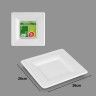 Prato Biodegradável Cana Açucar Quadrado 26X26cm Pack 3 Prato Biodegradável Cana Açucar Quadrado 26X26cm Pack 3
