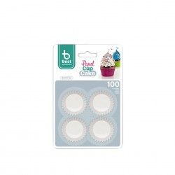 Forma Queque Branco 2.5X1.6cm Pack 100