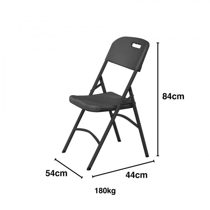Cadeira Catering Polietileno 180kg 54X44X84cm