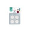 Forma Queque Branco 2.5X1.6cm Pack 100 Forma Queque Branco 2.5X1.6cm Pack 100