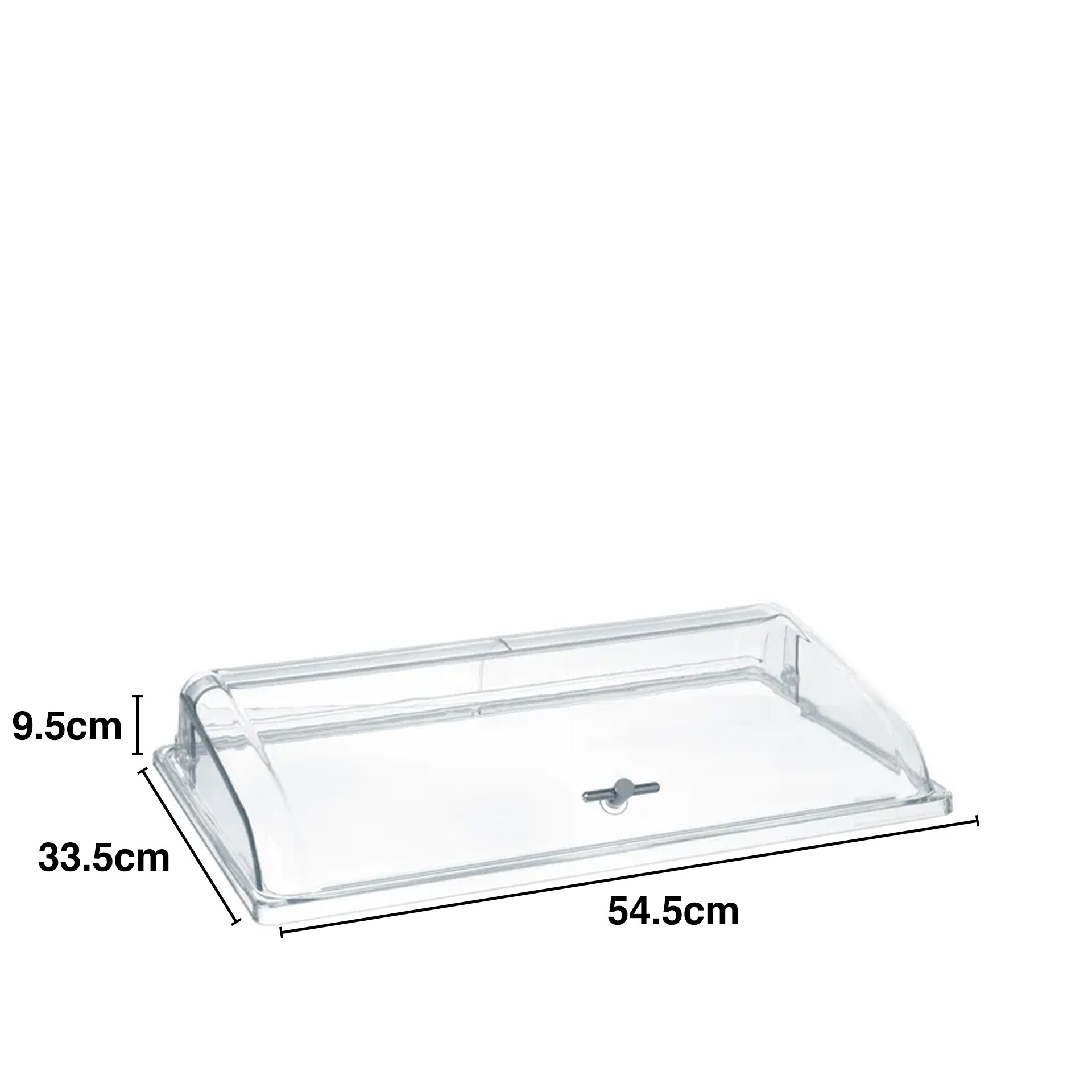 Tampa Apresentação Policarbonato Gn1/1 54.5X33.5X9.5cm
